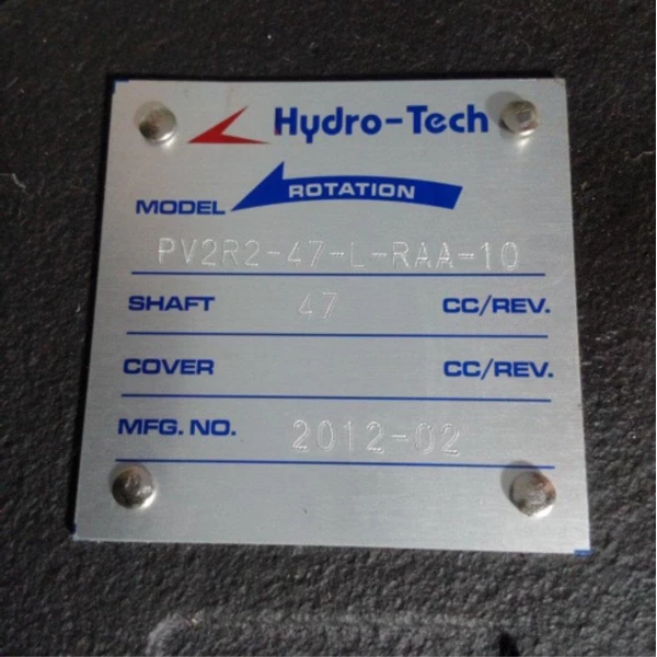 Hydro-Tech PV2R Vane Pump Hidrolik